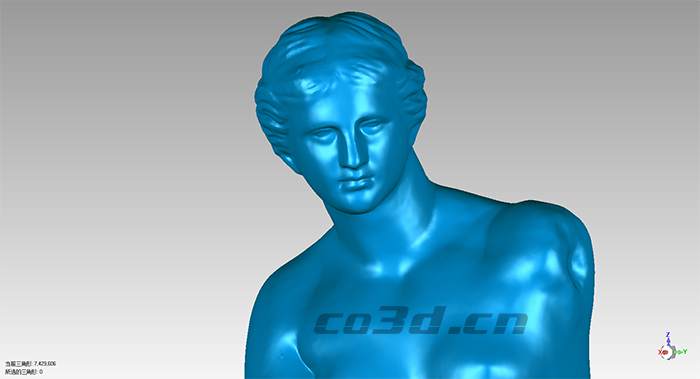 3D scan of Venus sculpture