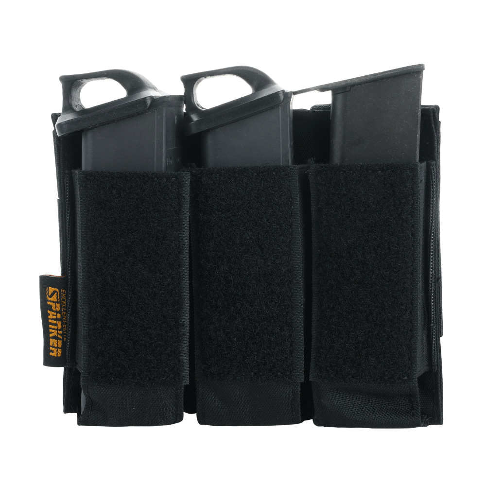 Tactical Molle Triple Magazine Pouches Military Pistol Clip Small Bag Glock Accessories Pouches