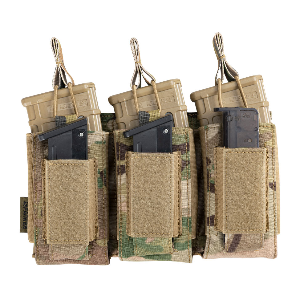 Triple Magazine Pouches Military  Clip Bag AK M4 Pistol Paintball Game Accessories