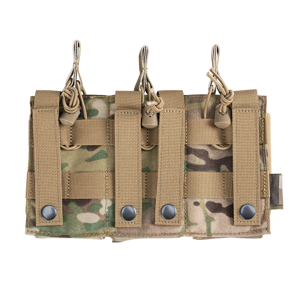 Triple Magazine Pouches Military  Clip Bag AK M4 Pistol Paintball Game Accessories