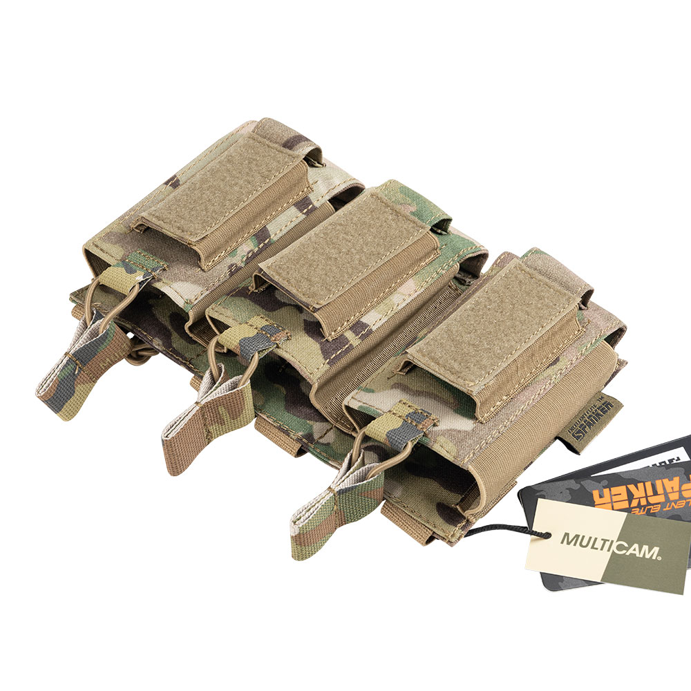 Triple Magazine Pouches Military  Clip Bag AK M4 Pistol Paintball Game Accessories