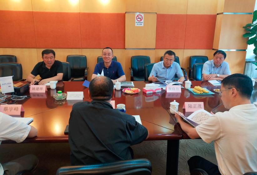 Leaders of qingtongxia municipal party committee of wuzhong city, ningxia came to visit our company