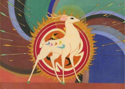 看《九色鹿》长大的孩子们,用岩彩画绘制了LOL国风动画 看《九色鹿》长大的孩子们,用岩彩画绘制了LOL国风动画
