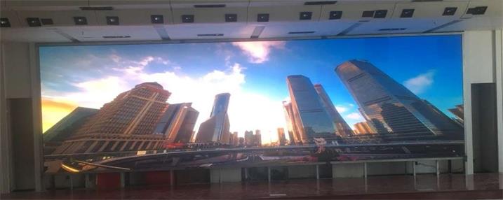 江门市文化馆展览厅LED高清显示屏专用P1.875租赁箱体