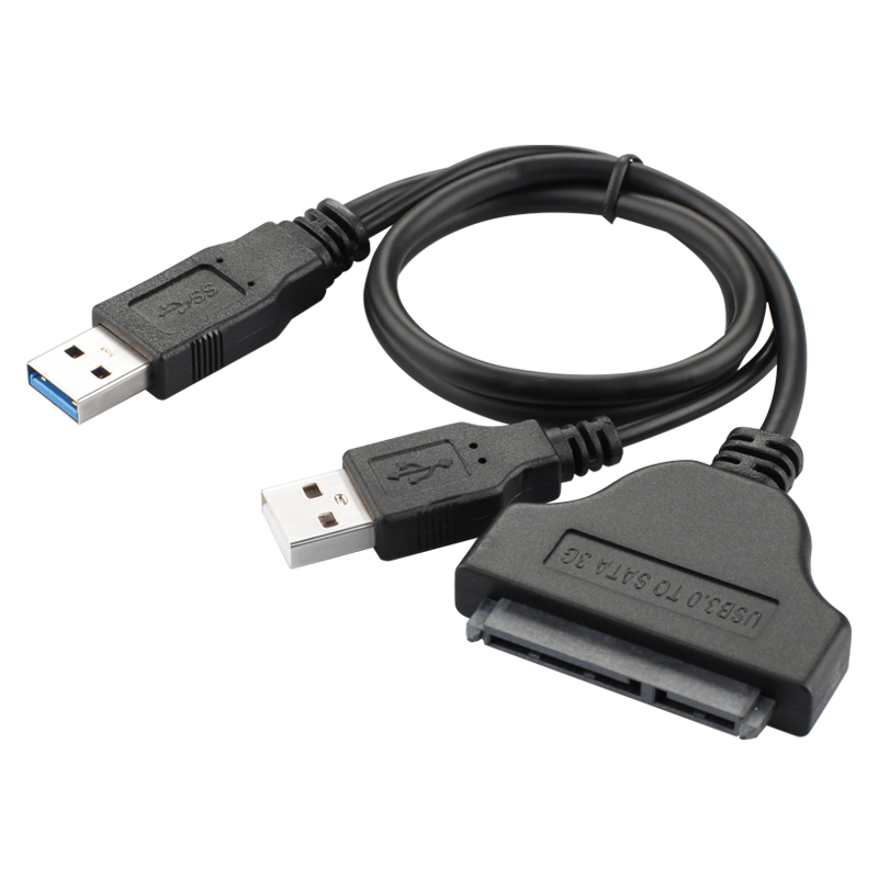 USB 3.0 to SATA Adapter Cable with Optional USB Power