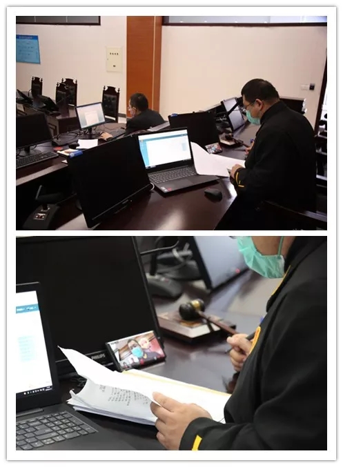 日照东港法院：互联网庭审有条不紊，执勤防控始终在岗