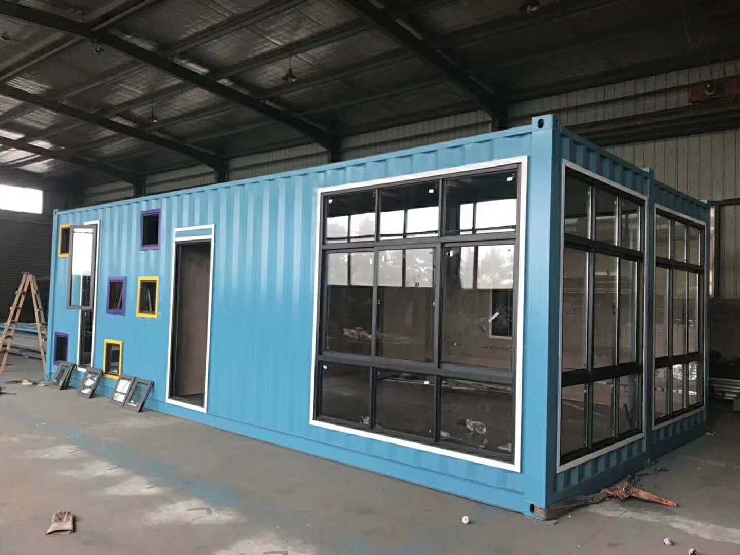 沧州厂家专业定做6米拼组住人集装箱房屋 岩棉保温带装修集装箱房-阿里巴巴