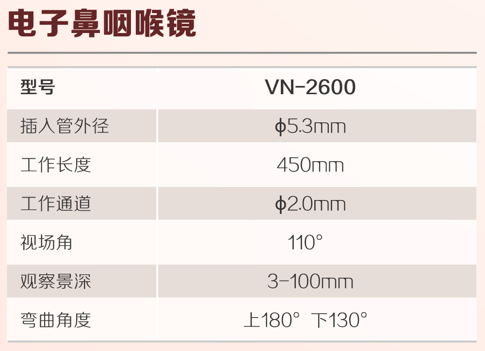 电子鼻咽喉镜 VN-2600 电子鼻咽喉镜 VN-2600