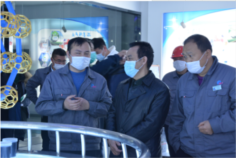 湖南省工信厅一级巡视员宁建业来厂调研碳基产业链 湖南省工信厅一级巡视员宁建业来厂调研碳基产业链