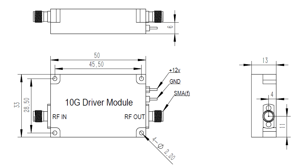 Drive module for electro-optic modulator