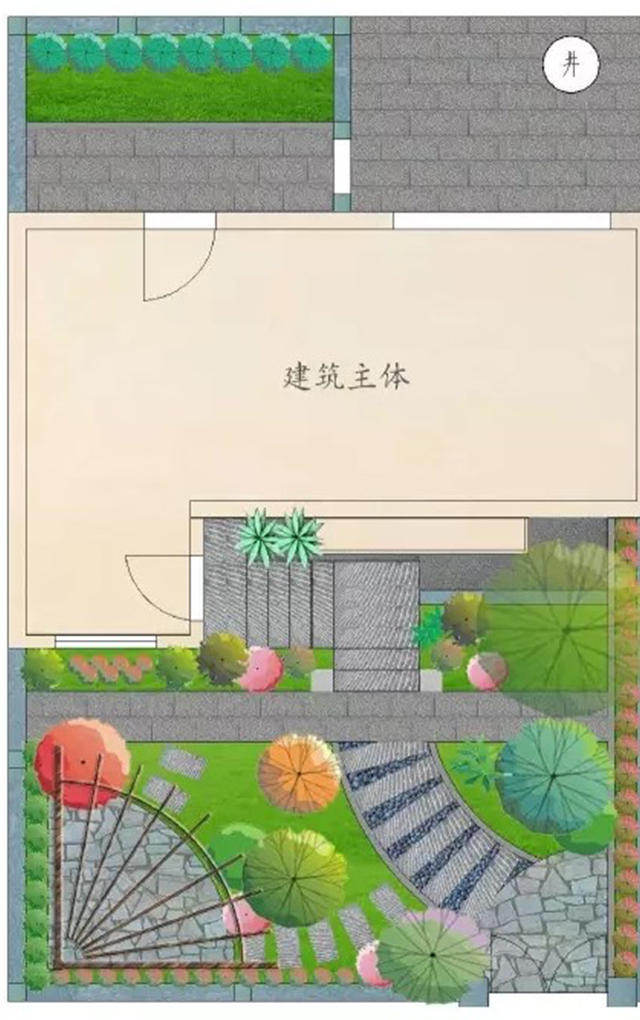 别墅花园施工 别墅花园施工