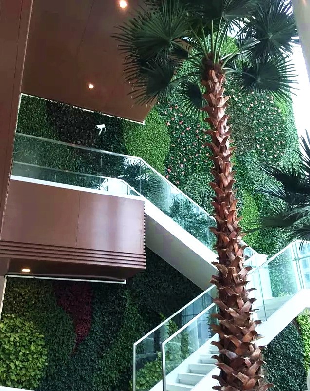 招商局上海中心绿植墙 招商局上海中心绿植墙