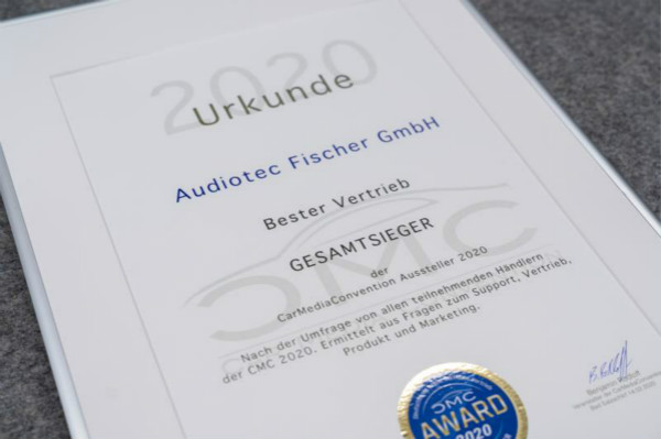 特大喜讯｜Audiotec Fischer再次成为“德国最好的汽车媒体制造商和经销商”