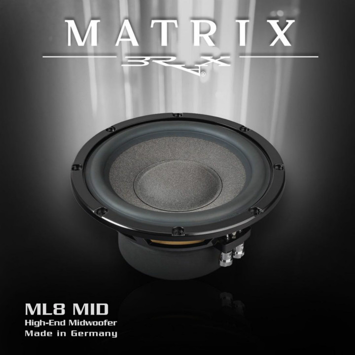 击中你内心深处的声音 德国BRAX MATRIX ML8 MID中低音喇叭