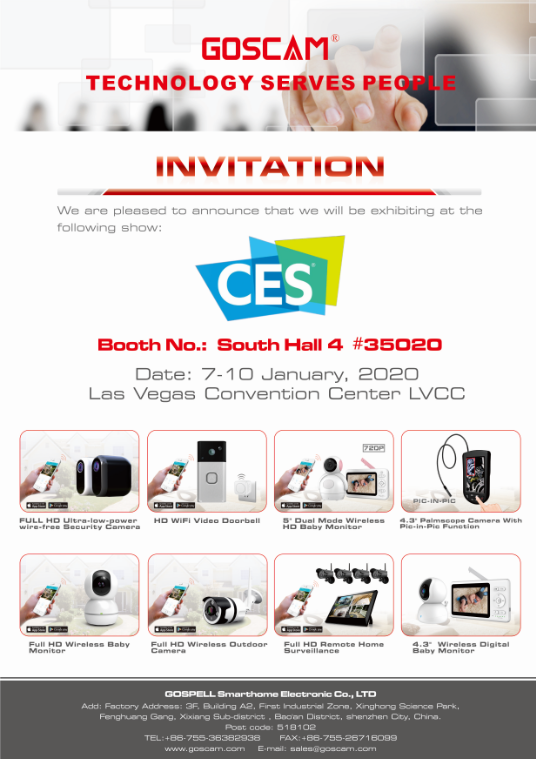 CES 2020-GOSCAM shined in the world’s largest technology event