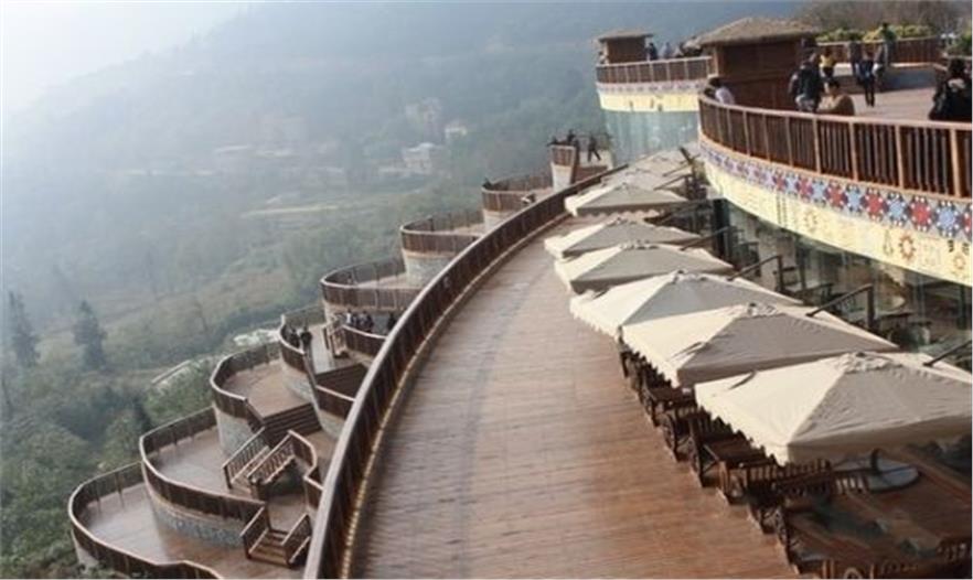 多依树景点梯田式观景台建成接客 多依树景点梯田式观景台建成接客