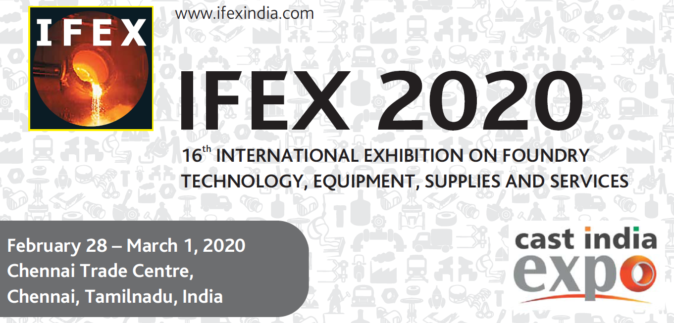 AnyCasting参加2020钦奈印度铸造展（IFEX）