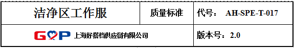 制药企业质管部批准的洁净区工作服供应商名单和洁净服验证文件