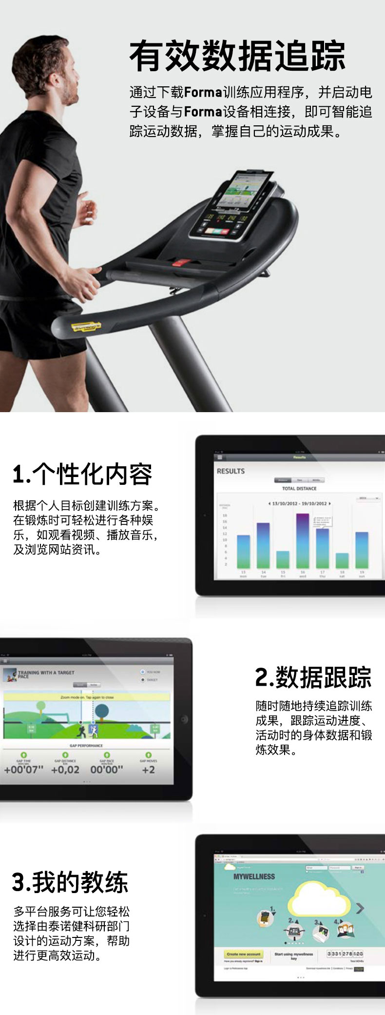 Technogym泰诺健跑步机JOGFORMA意大利进口JOG FORMA家用