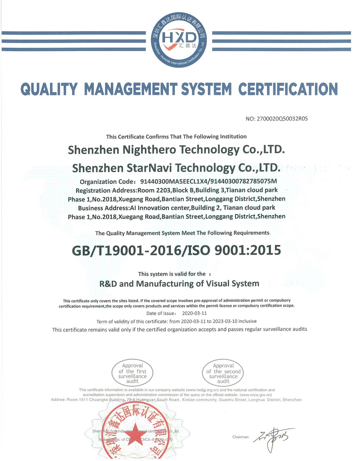 Shenzhen Star-Navi Technology Co., Ltd. Shenzhen Star-Navi Technology Co., Ltd.