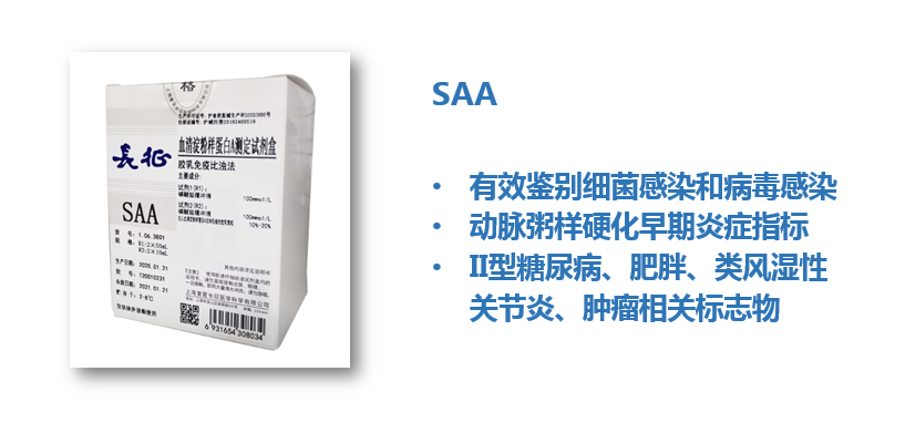 血清淀粉样蛋白A测定试剂盒(胶乳免疫比浊法) 血清淀粉样蛋白A测定试剂盒(胶乳免疫比浊法)