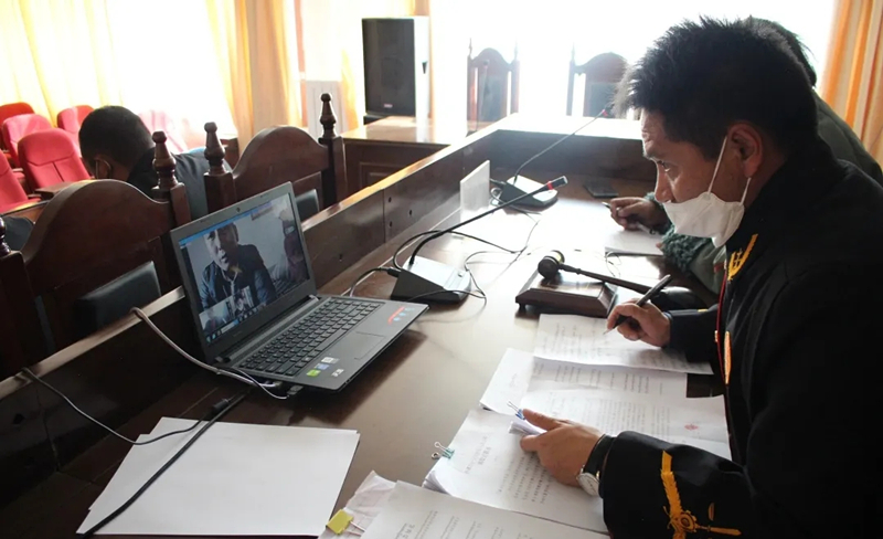西藏改则县法院：借助“互联网法庭”优势战＂疫”诉讼两不误