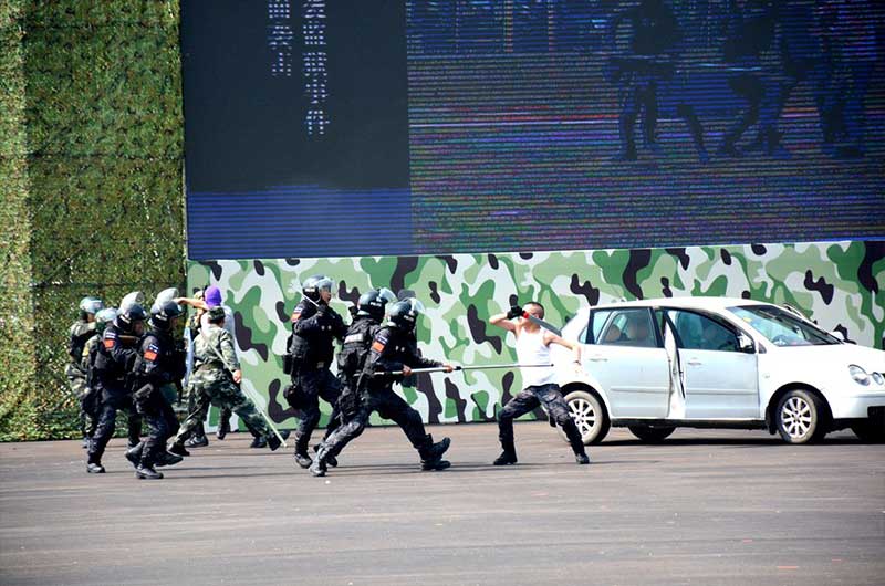 四川省德阳监狱“携手2019”两警应急处突演练现场花絮 四川省德阳监狱“携手2019”两警应急处突演练现场花絮