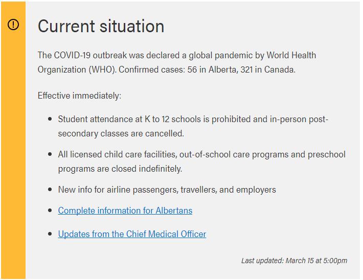 加拿大艾伯塔省关闭学校，狼溪教育局保障学生安全在行动
