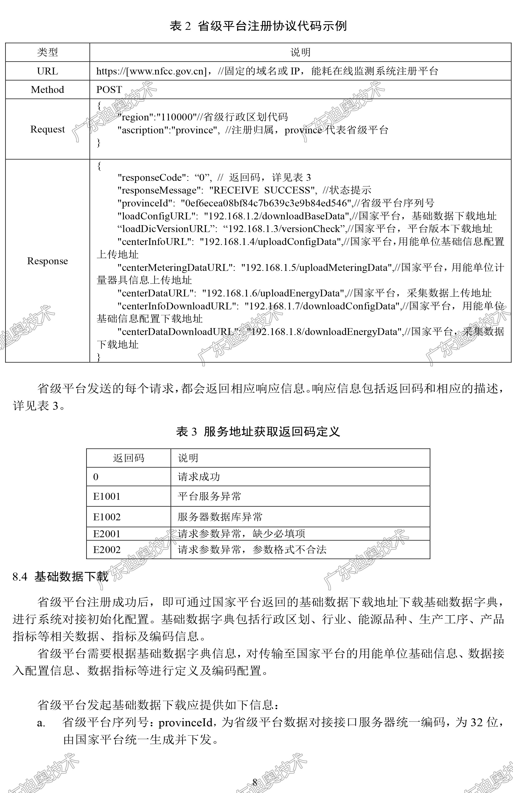 03 重点用能单位能耗在线监测系统-系统平台接口协议规范