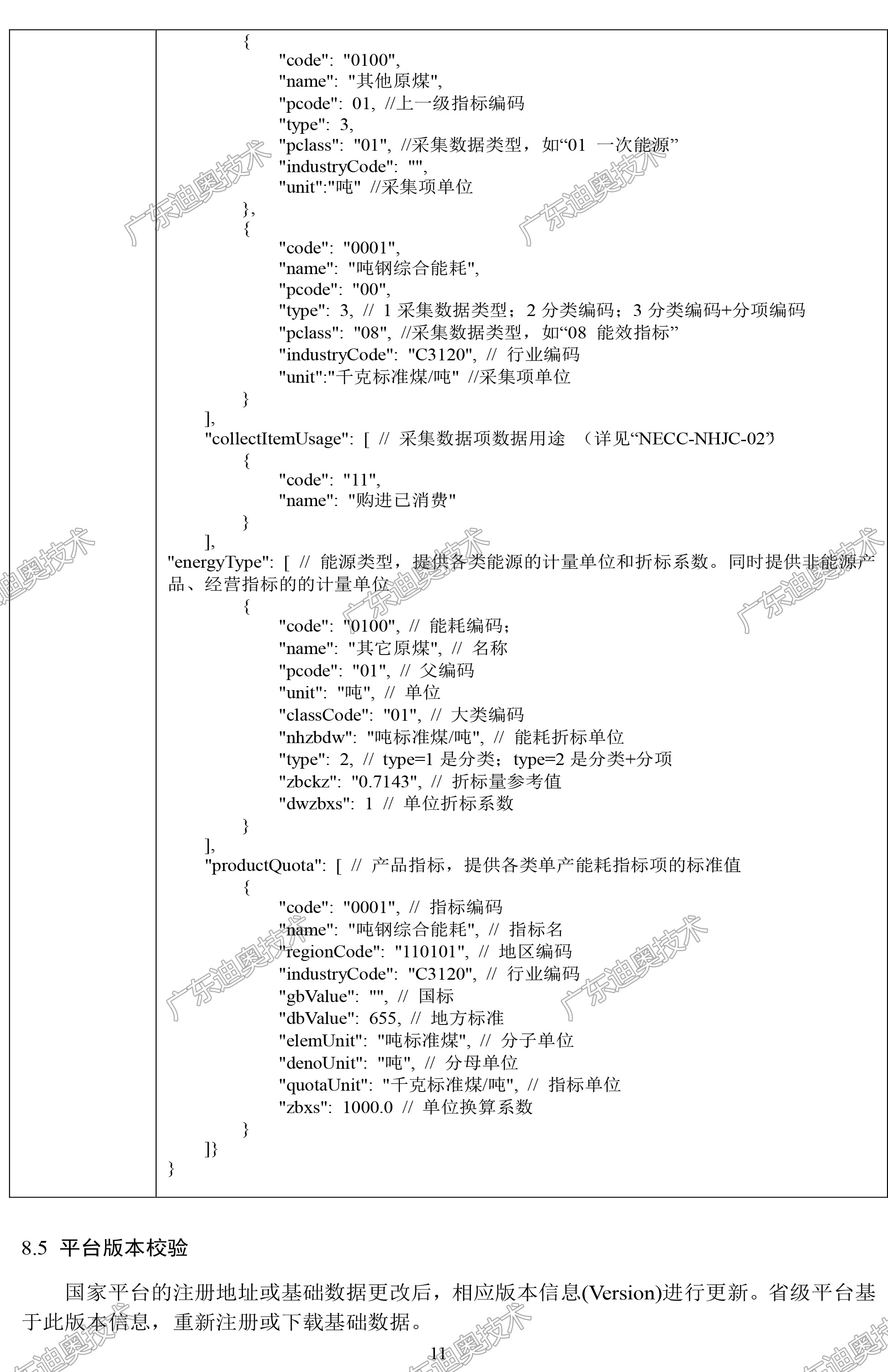 03 重点用能单位能耗在线监测系统-系统平台接口协议规范