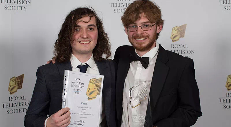 英国提赛德大学电视电影制作学生获得英国皇家电视协会大奖