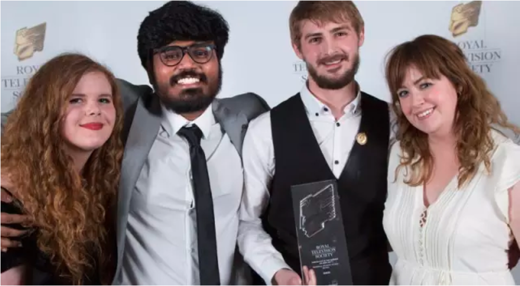 英国提赛德大学电视电影制作学生获得英国皇家电视协会大奖