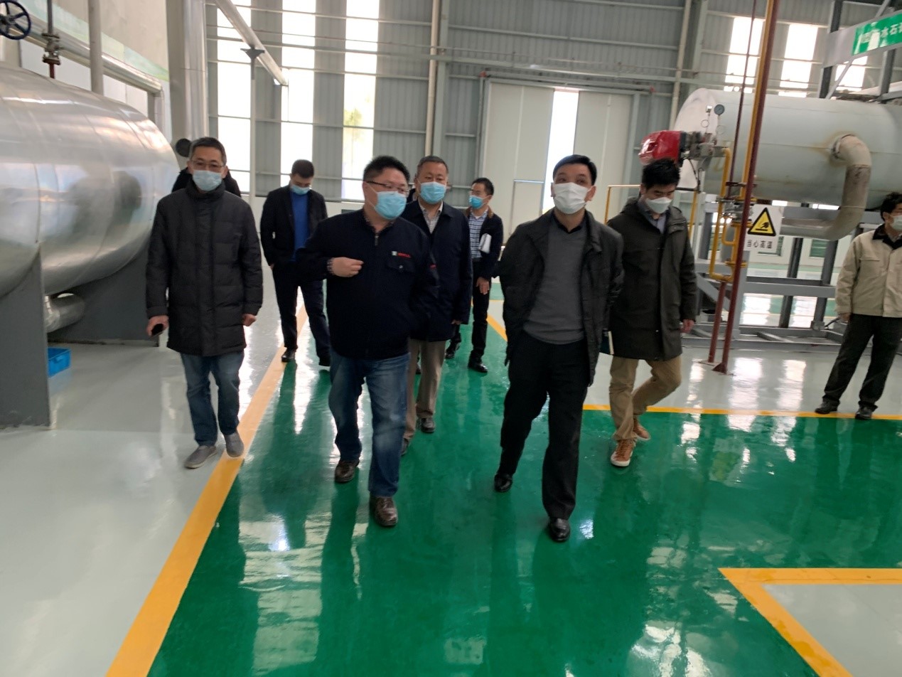滨江经济开发区万振华书记调研一夫科技 滨江经济开发区万振华书记调研一夫科技