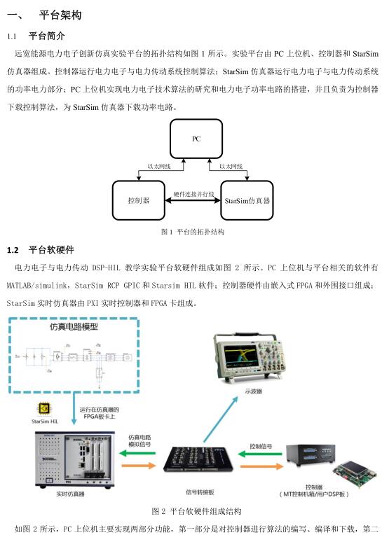 远宽能源系列电力电子创新仿真实验平台