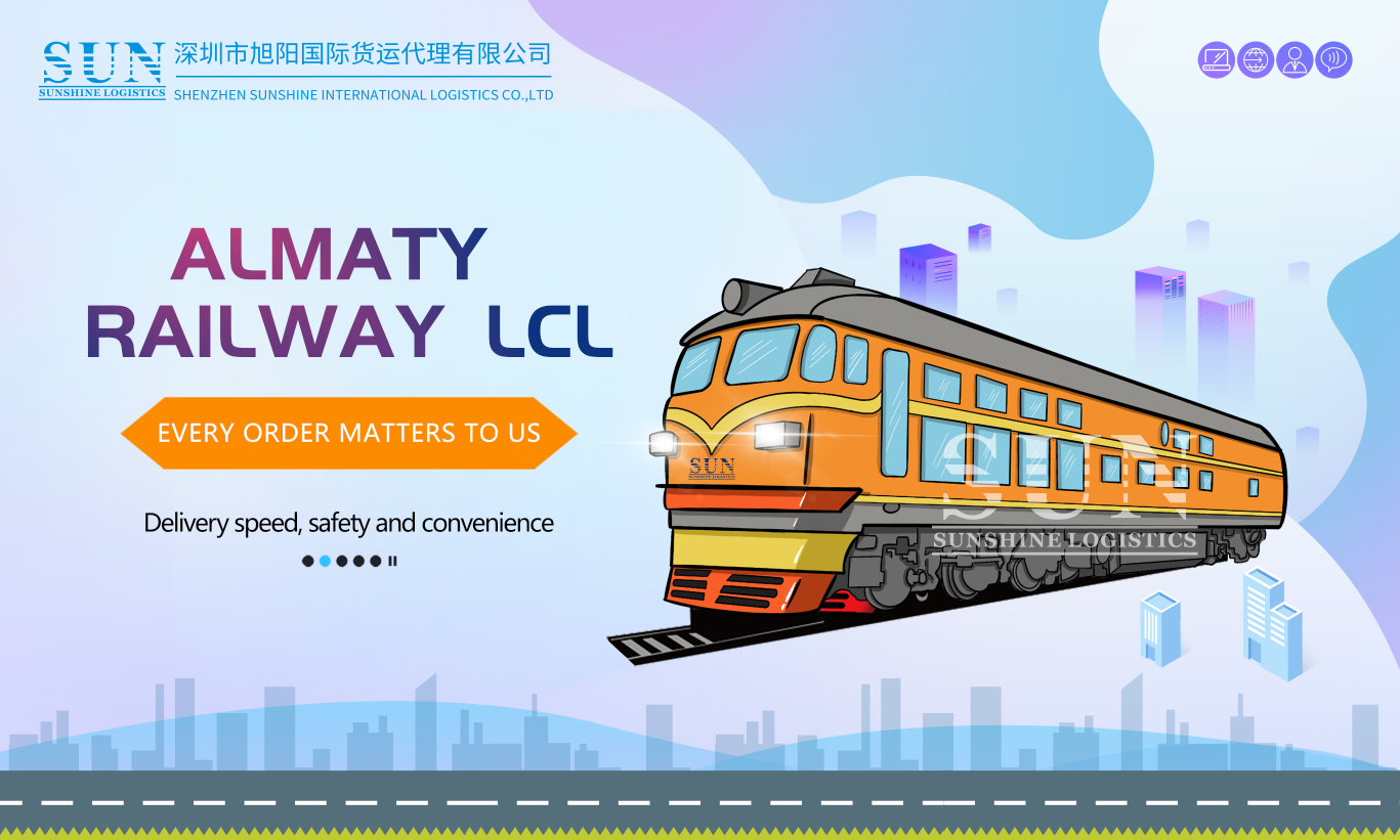 Almaty railway container transportation