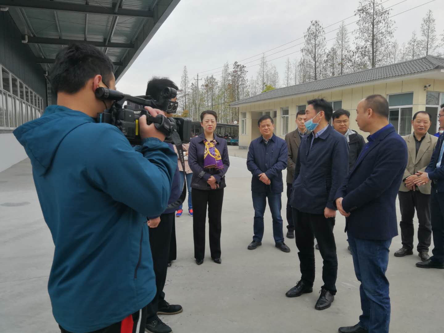 德清县政协领导赴我司调研德清经济开发区建设