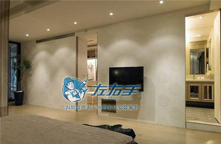 步入式衣帽间隐形门效果图2 步入式衣帽间隐形门效果图2