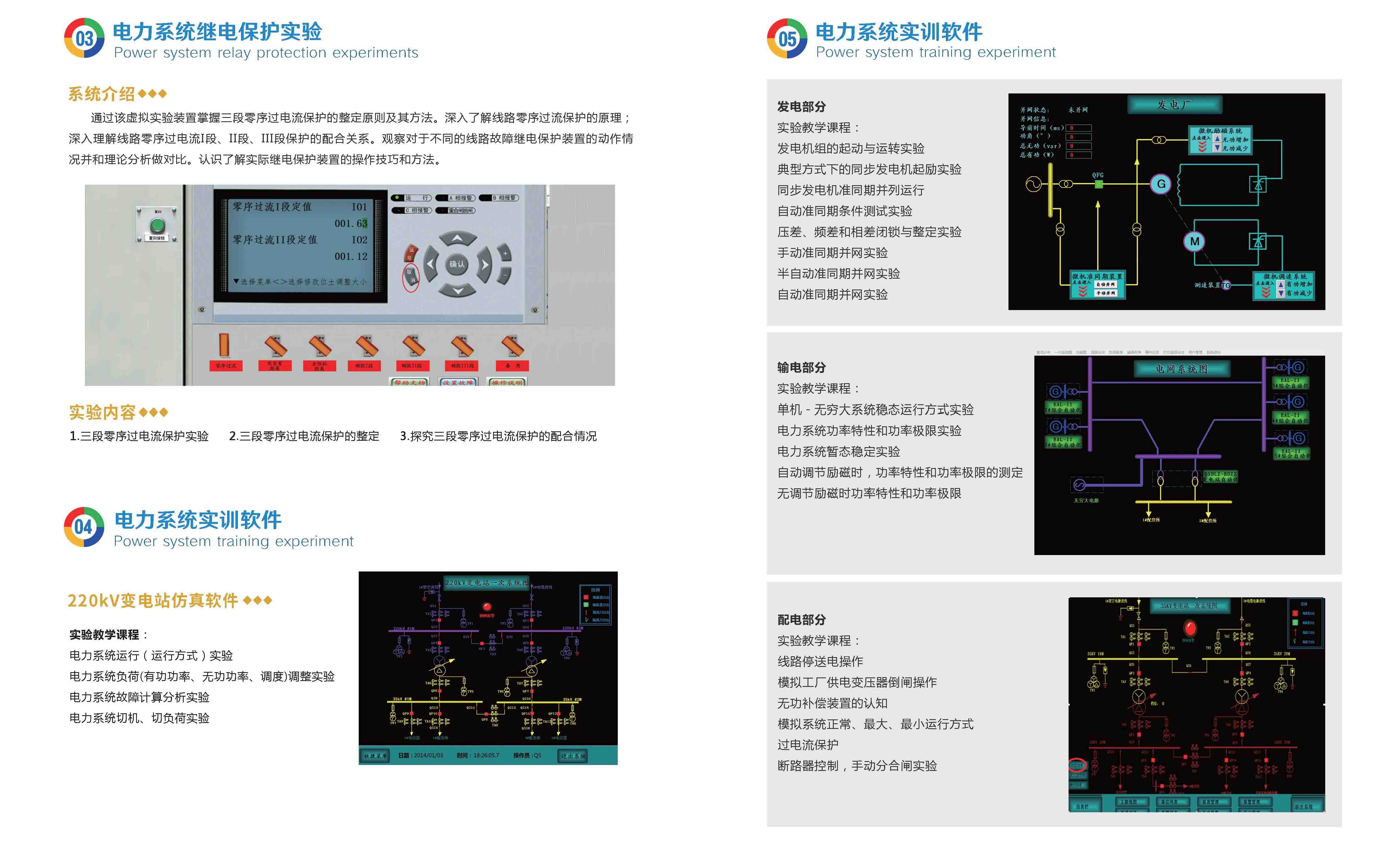 电力系统自动化仿真实训实验软件