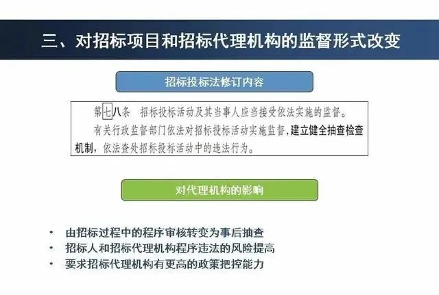 招标投标法修订对招标代理机构的影响 建筑招投标 今天