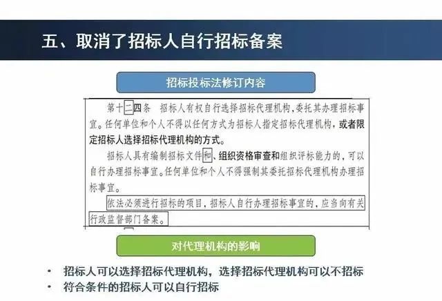招标投标法修订对招标代理机构的影响 建筑招投标 今天