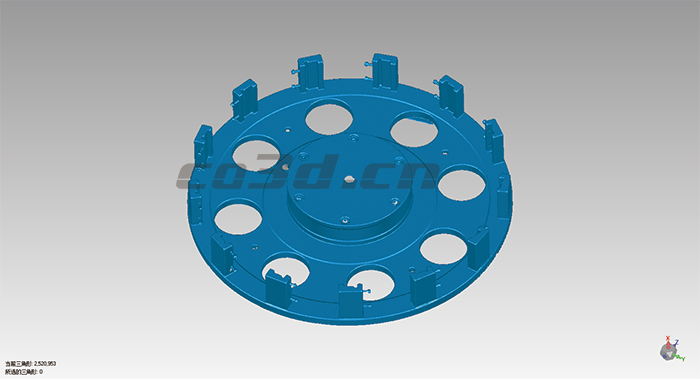 Industrial turntable inspection