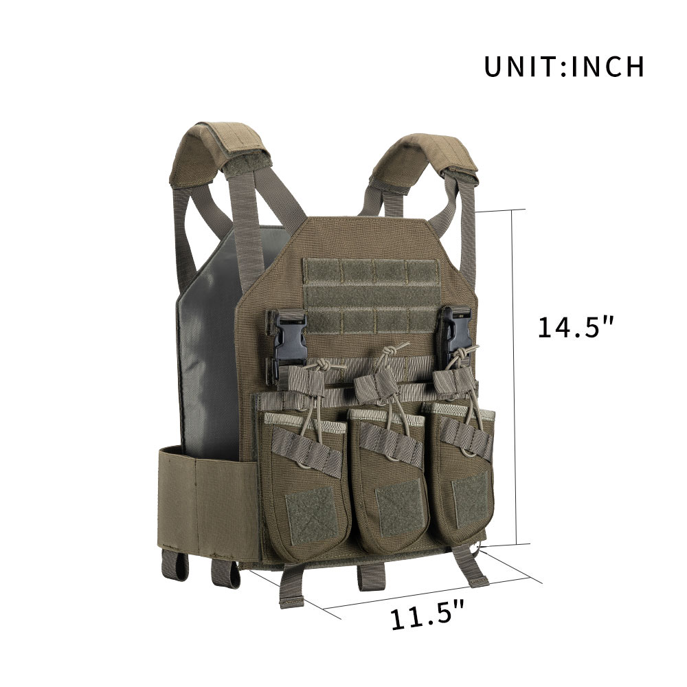 AMP System Plate Carrier with AK Tri-Mag Panel