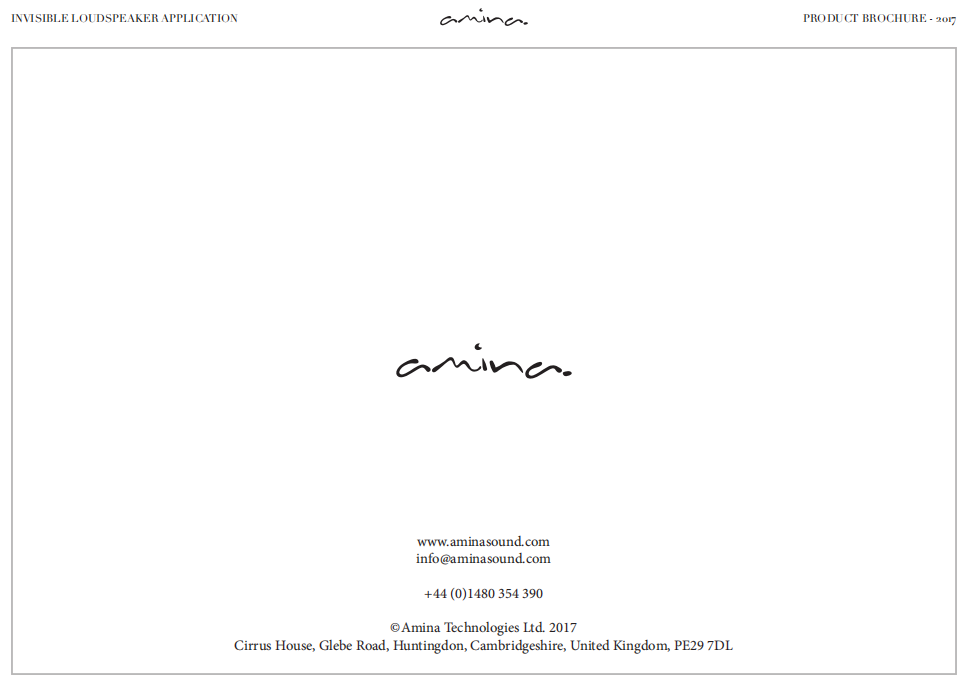 Amina Brochure