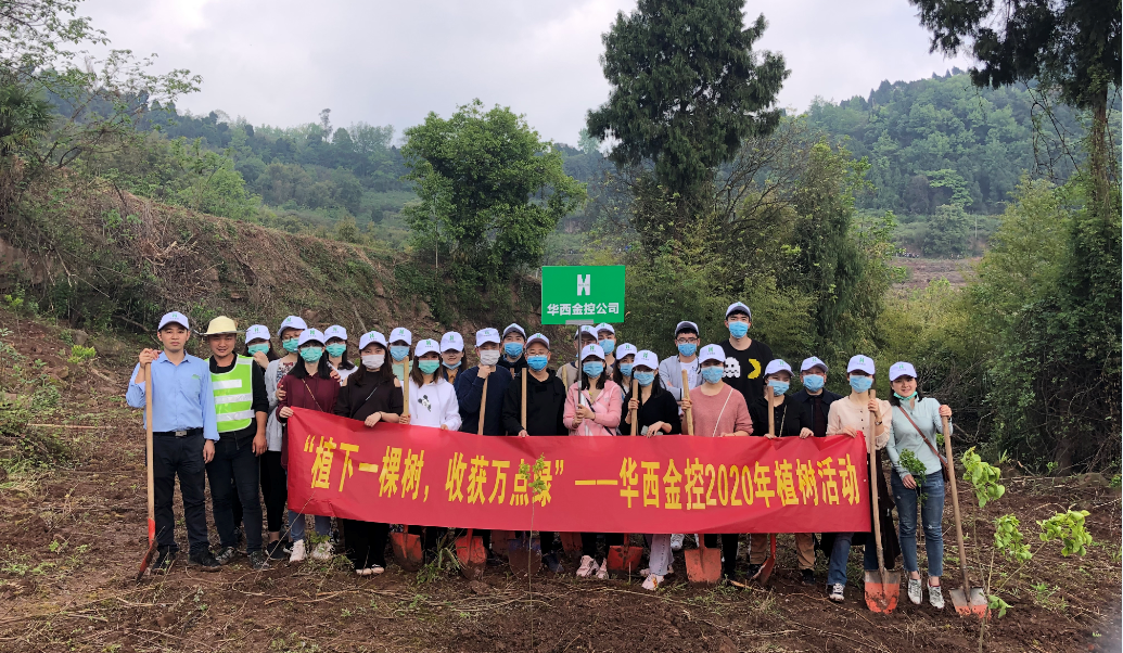 种下一株绿，收获一片林 ——华西金控参加集团龙泉驿区“包山头”植树活动