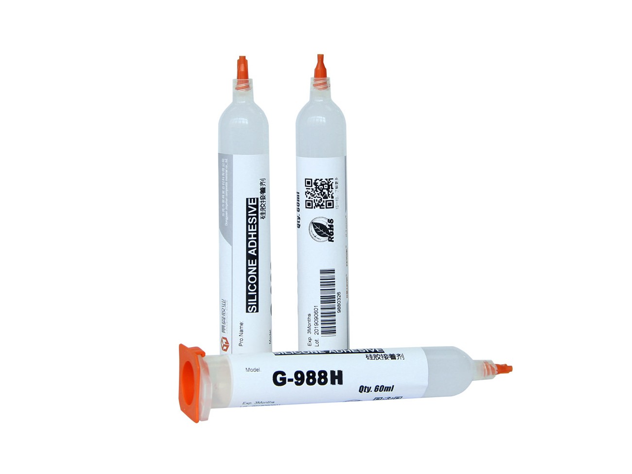 硅膠粘PE塑料-耐高溫型-988H