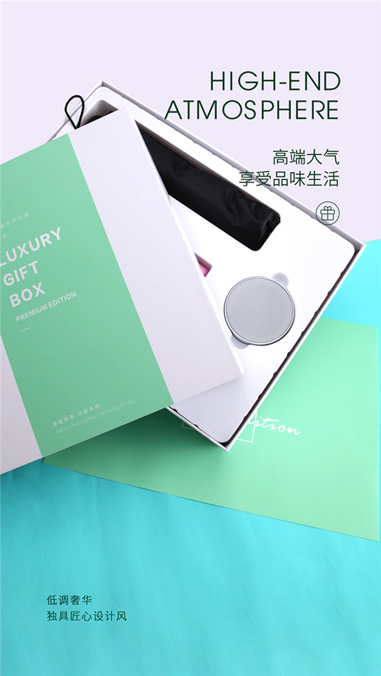Recci套装礼盒_保温杯自拍杆蓝牙音箱_LOGO定制