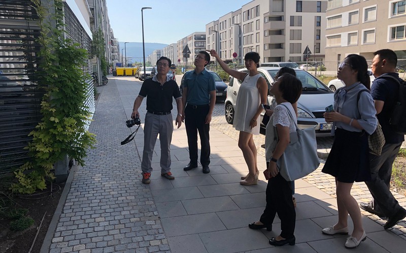Delegation of Shanghai Jianke Group visiting Heidelberg