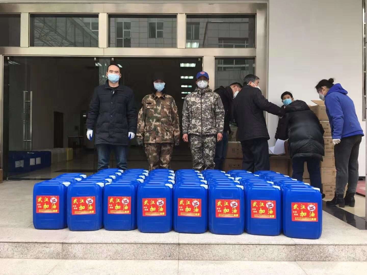 铸诚集团支援疫情，与武汉共进退