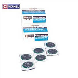 Car Round Natural Rubber Tire Tyre Cold Patch Inner Tube Tubeless Puncture Repair Patches 