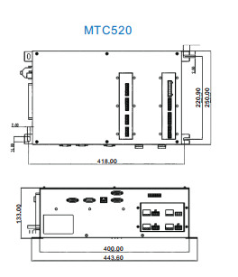 MTC520系列全步進一體模板機控制系統